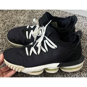 Nike Lebron 16 low black python men's size 9.5